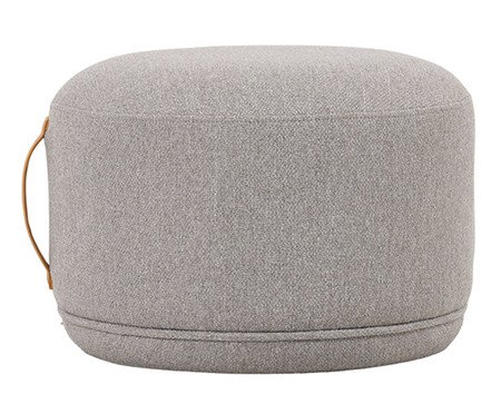 Puff Lounge Tecido Cinza | Westwing