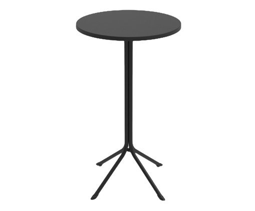 Mesa Bistro Gavea Tampo 60Cm Preto, black | WestwingNow