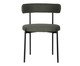 Cadeira Serena Boucle Verde Oliva Base Preta, green | WestwingNow