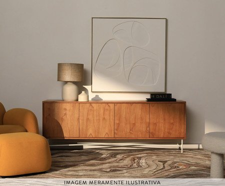 Buffet Cherry Castanho e Branco | Westwing