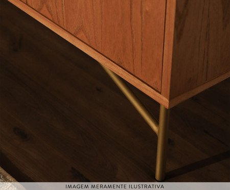 Buffet Cherry Castanho e Dourado | Westwing
