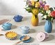 Vaso Flower Azul Caribe - 16cm, Azul | WestwingNow