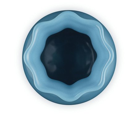 Vaso Flower Azul Caribe - 16cm | Westwing