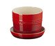 Vaso para Ervas com Bandeja Vermelho - 14cm, Vermelho | WestwingNow