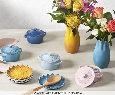Mini Cocotte Sunflower Azul Caribe - 250ml | Westwing