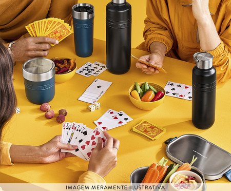 Garrafa Térmica Otg Matte Black - 1L | Westwing