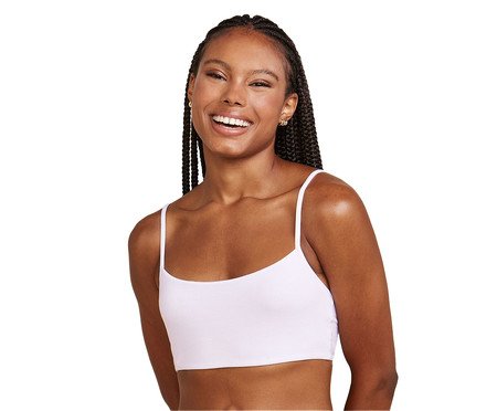 Sutiã Top em Algodão Florescer Branco | Westwing