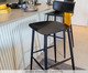 Banqueta Analu Preto e Marrom Camel, black | WestwingNow