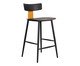 Banqueta Analu Preto e Marrom Camel, black | WestwingNow