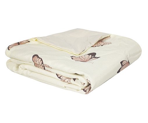 Capa Duvet Essencialle Borboletas Branco 140 Fios, multicolor | WestwingNow