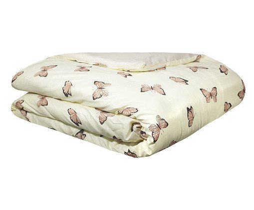 Capa Duvet Essencialle Borboletas Branco 140 Fios, multicolor | WestwingNow