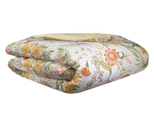 Capa Duvet Essencialle Tropical Glam Branco 140 Fios, multicolor | WestwingNow