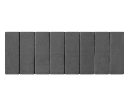 Jogo de Cabeceira Modular Linea Cinza