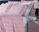 Capa Duvet Essencialle Grid Rosa 150 Fios, multicolor | WestwingNow