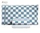 Jogo de Lençol Misto Classic Xadrez Old School Azul, multicolor | WestwingNow