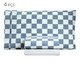 Jogo de Lençol Misto Classic Xadrez Old School Azul, multicolor | WestwingNow