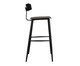 Banqueta Analu Preto e Verde Sálvia, black | WestwingNow