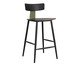 Banqueta Analu Preto e Verde Sálvia, black | WestwingNow