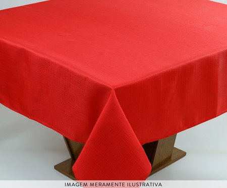 Toalha de Mesa Impermeável Joanassi Vermelho | Westwing