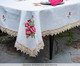 Toalha de Mesa com Renda Guipir Bege, Colorido | WestwingNow