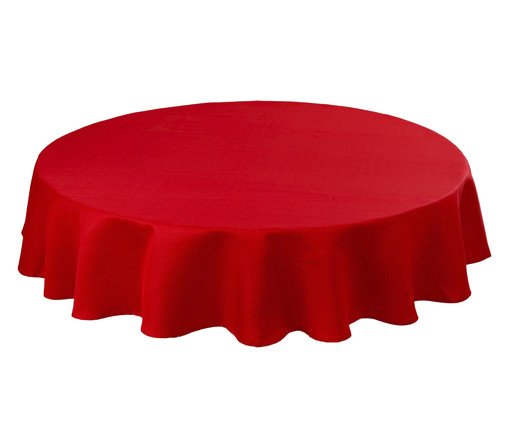 Toalha de Mesa Redonda Impermeável Vermelho, Colorido | WestwingNow