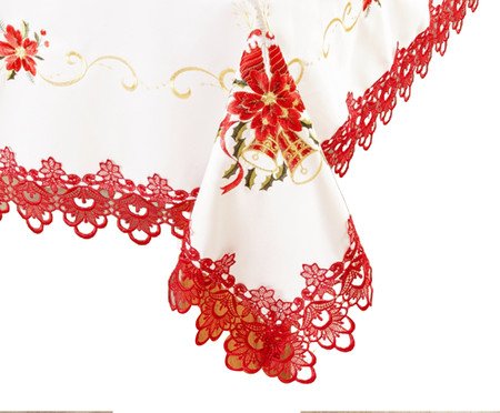 Toalha de Mesa Natal Creme | Westwing