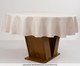 Toalha de Mesa Redonda Impermeável Patracio Natural, Colorido | WestwingNow