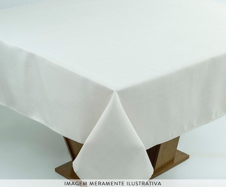Toalha de Mesa Quadrada Impermeável Natural | Westwing
