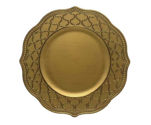 Sousplat Vintage Dourado, Colorido | WestwingNow