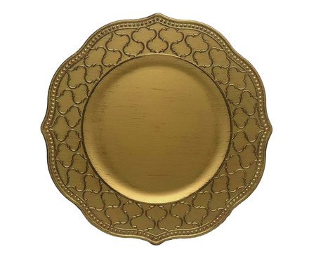 Sousplat Vintage Dourado | Westwing