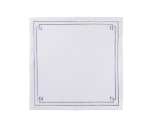 Guardanapo com Bordado Quarti Branco, Colorido | WestwingNow