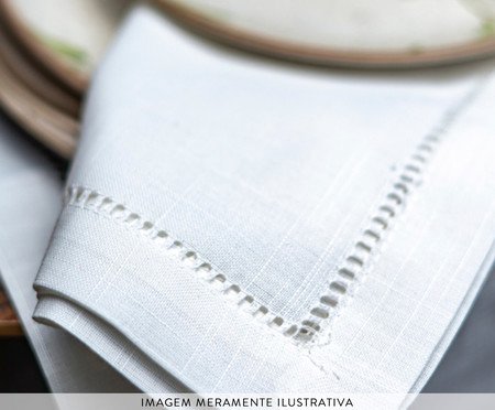 Lugar Americano Ponto Ajour Off-White | Westwing