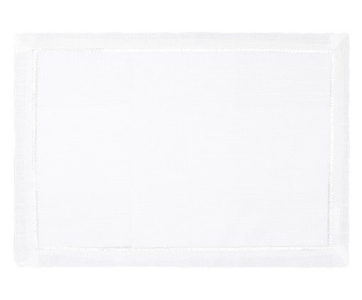 Lugar Americano Ponto Ajour Off-White, Colorido | WestwingNow