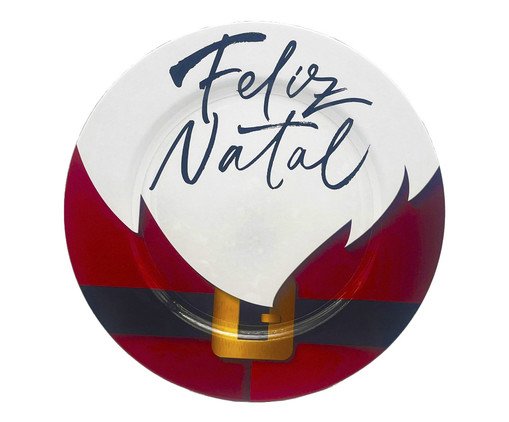 Sousplat Estampado Natal, Colorido | WestwingNow