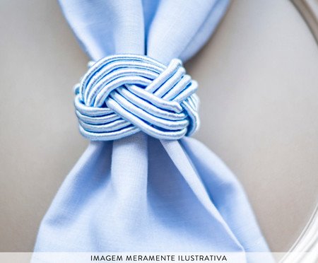 Guardanapo de Linho Basic Azul | Westwing