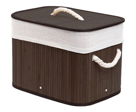 Cesto de Roupa Bambu Olympus Marrom | Westwing
