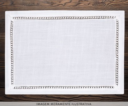 Lugar Americano com Renda Off-White | Westwing