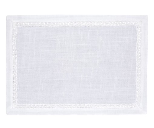 Lugar Americano com Renda Off-White, Colorido | WestwingNow