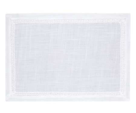 Lugar Americano com Renda Off-White | Westwing