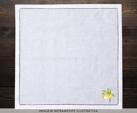 Jogo de Guardanapos com Ponto Ajour Limão Siliciano | Westwing