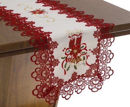 Caminho de Mesa Natal Sinos Vermelho | Westwing