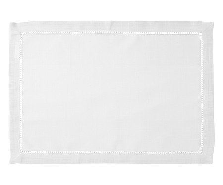 Lugar Americano Ponto Ajour Branco | Westwing