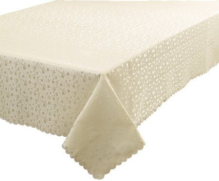 Toalha de Mesa Impermeável Ibis Mugett Topper Bege | Westwing