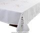 Toalha de Mesa com Bordado Richelieu Branco, Colorido | WestwingNow