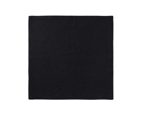 Guardanapo de Linho Basic Preto | Westwing