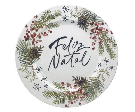 Sousplat Estampado Feliz Natal | Westwing