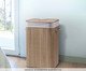 Cesto de Roupa Bambu Kamet Bege, Colorido | WestwingNow