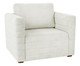 Poltrona Gom em Boucle aveludado - Branco, white | WestwingNow