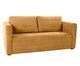Sofá Gom em Boucle aveludado - Amarelo Ocre, yellow | WestwingNow