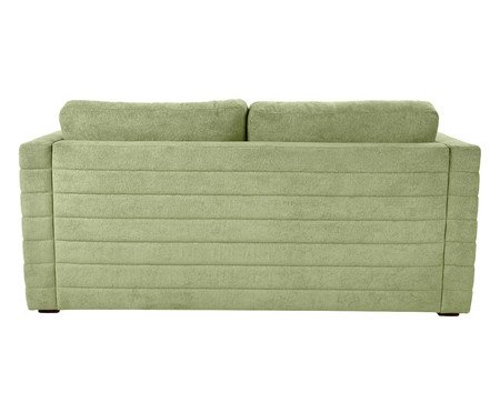 Sofá Gom em Boucle aveludado - Verde | Westwing